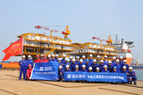 起航！公司參建的中國首個岸電應用工程組塊陸地建造完工
